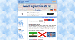 Desktop Screenshot of flagsandcrests.net